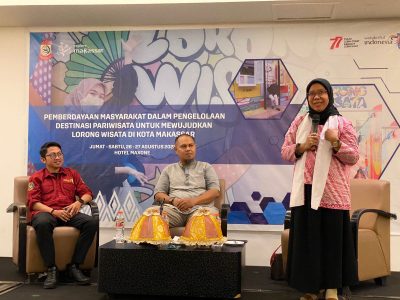 
 Dinas Pariwisata Gelar Pemberdayaan Masyarakat, Wujudkan Longwis di Kota Makassar