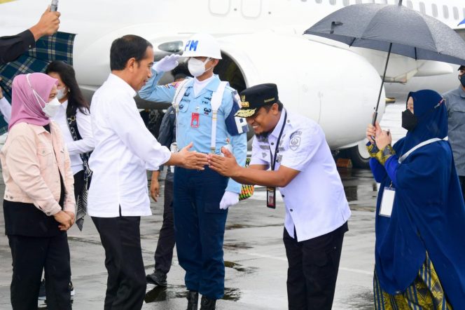 
 Gubernur Andi Sudirman Sambut Kunjungan Presiden Jokowi dan Ibu Negara